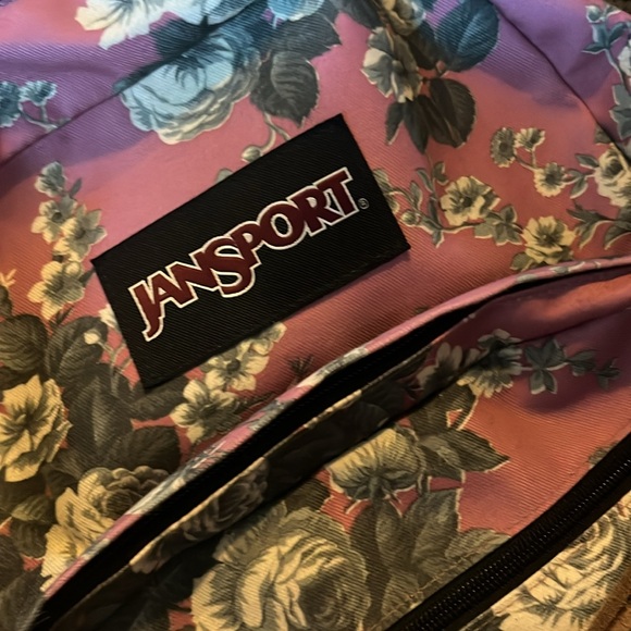 Jansport Floral Backpack - Picture 2 of 3